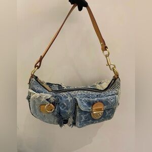 Louis Vuitton Vintage Denim Kapital shoulder bag 2007 blue